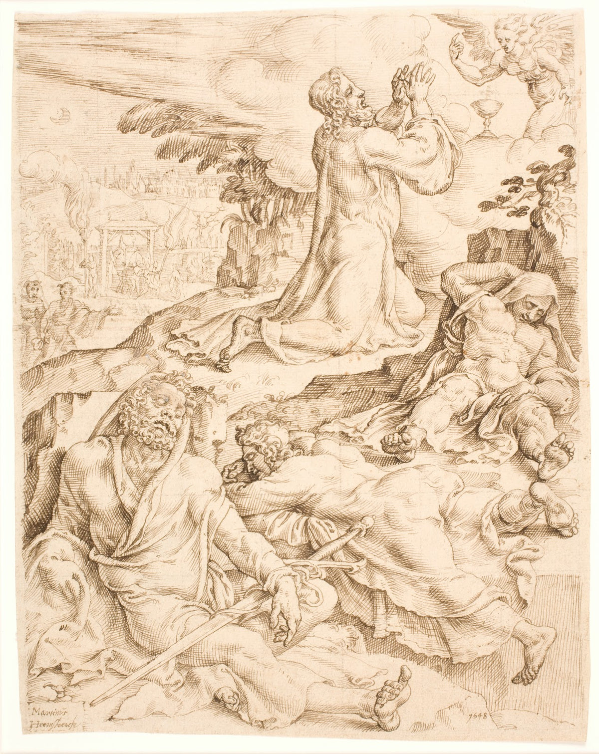 Kristus på Oliebjerget 1548