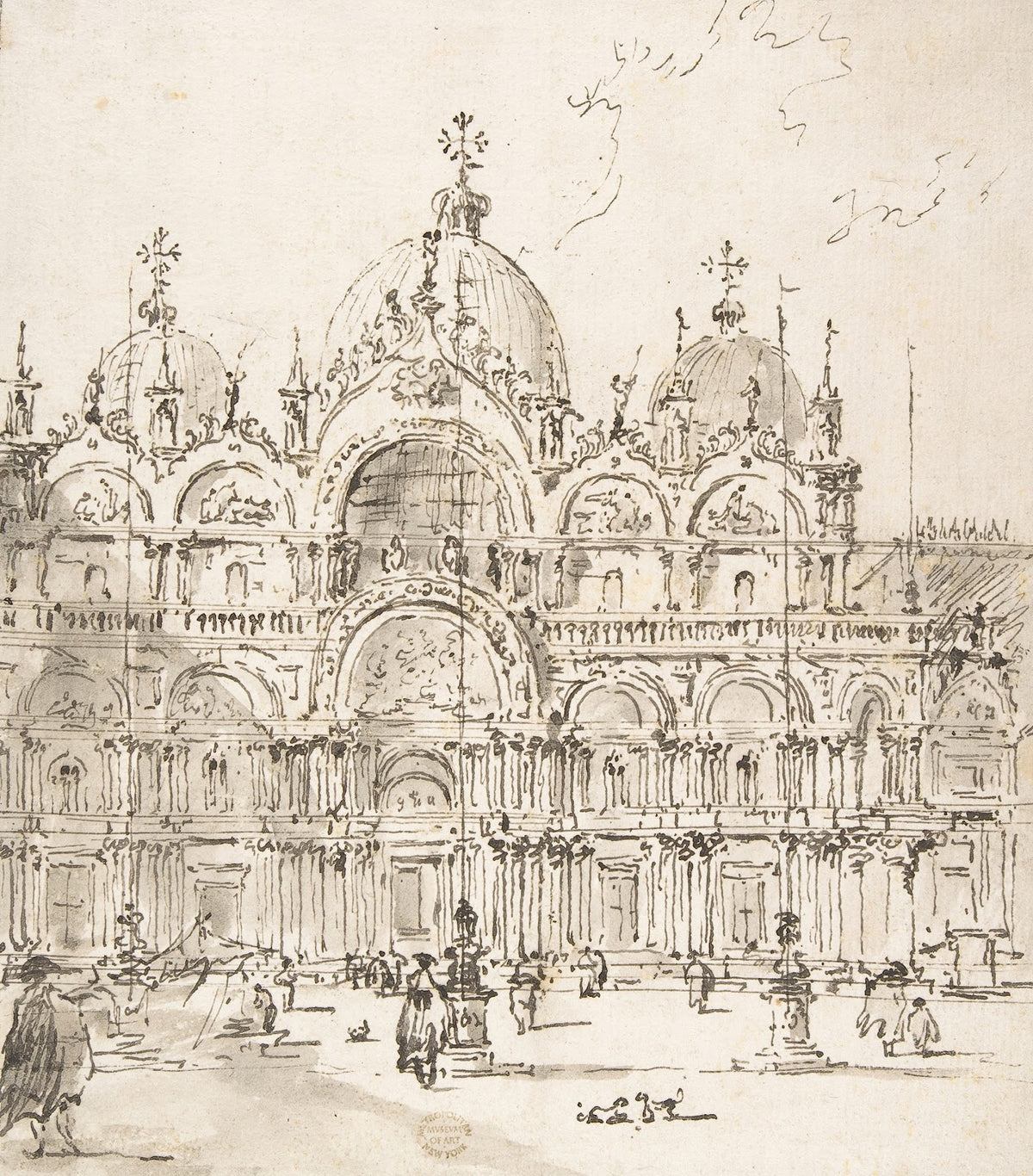 View of Piazza with Basilica of San Marco 171293