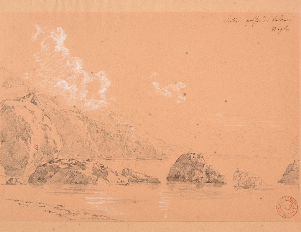 Vue de Vietri dans le golfe de Salerne
