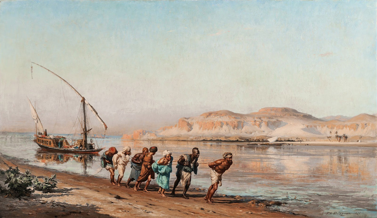 Towing On The Nile 1875