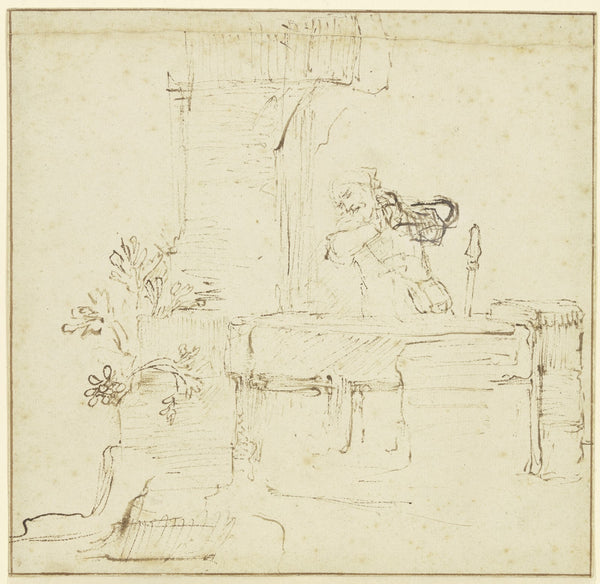 Ruben at the well ca 1650 1651