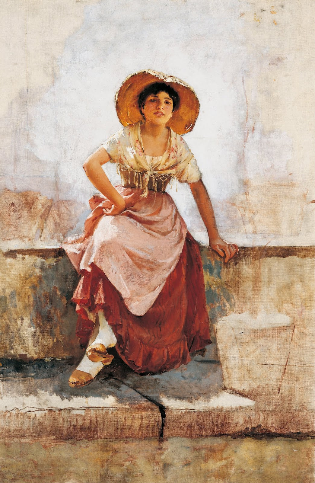 Florentine Flower Girl circa 1886