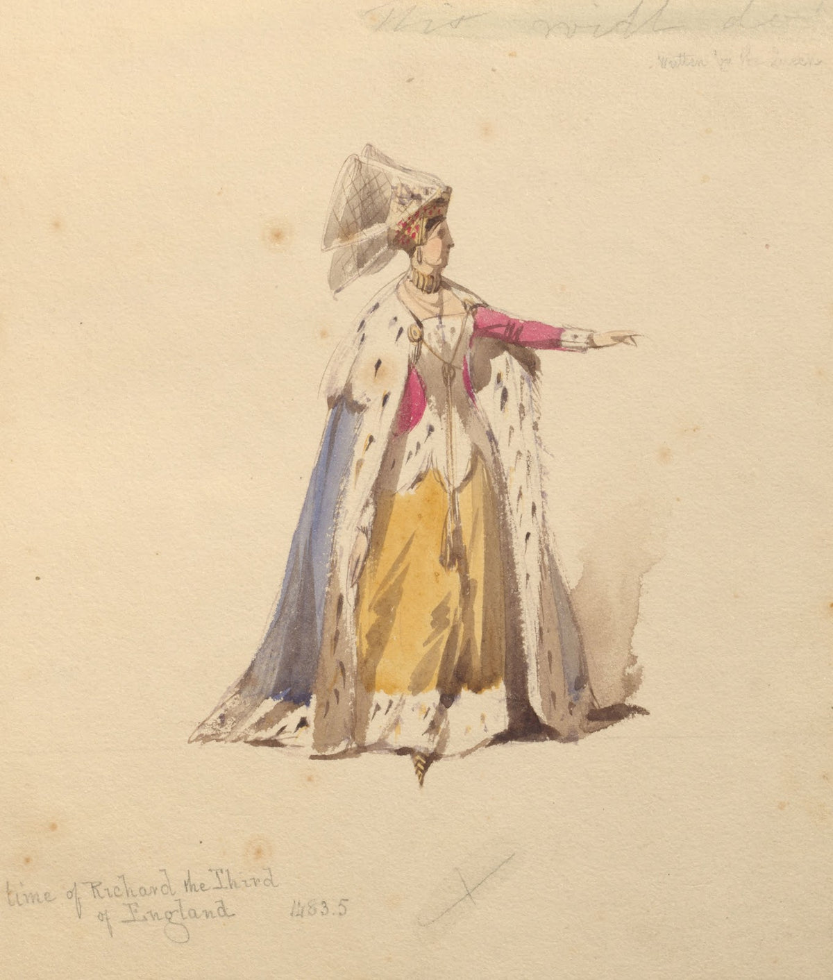Sketches of costume Pl066 1842