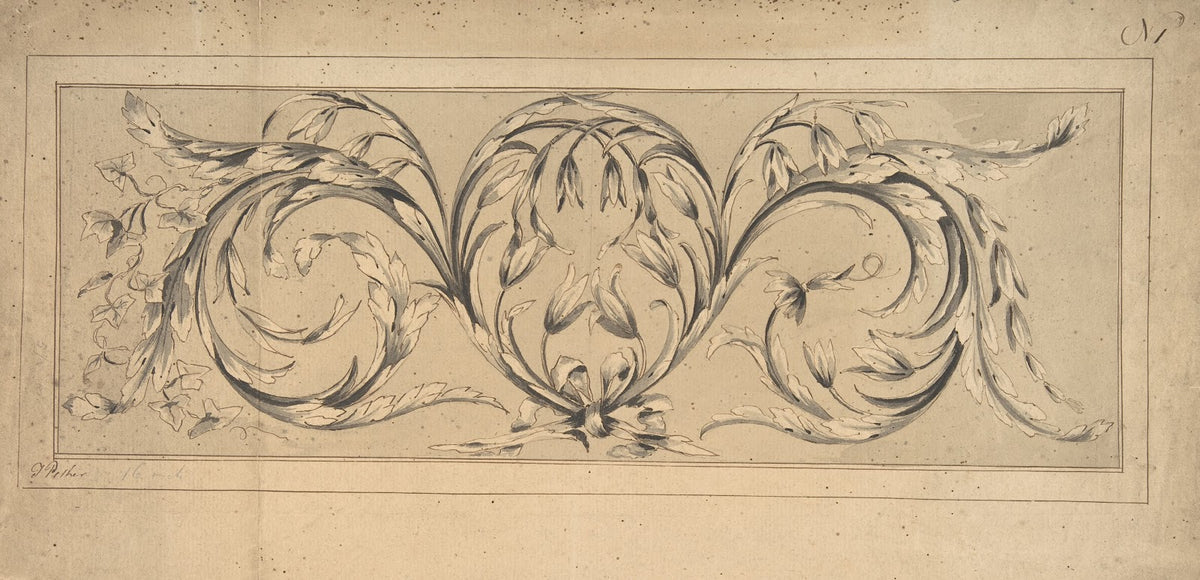 Design for Frieze of Foliage 177079