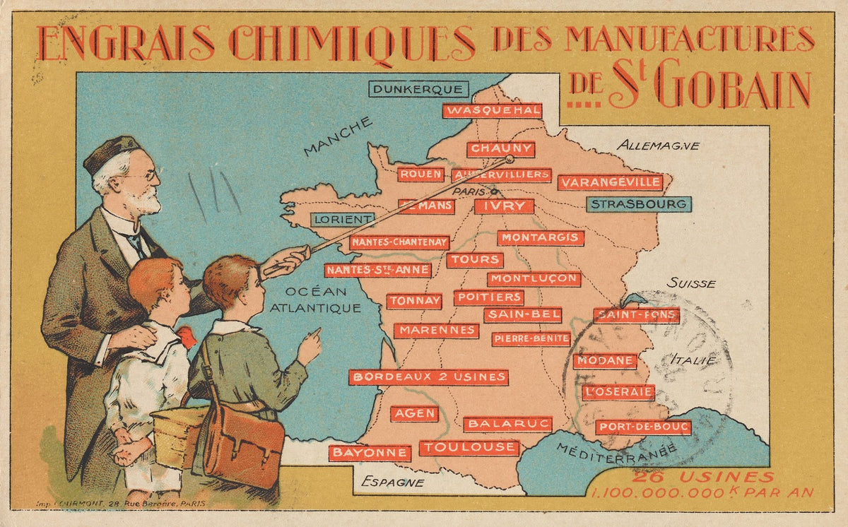 Engrais Chimiques des Manufacture de St Gobain Circa 1925
