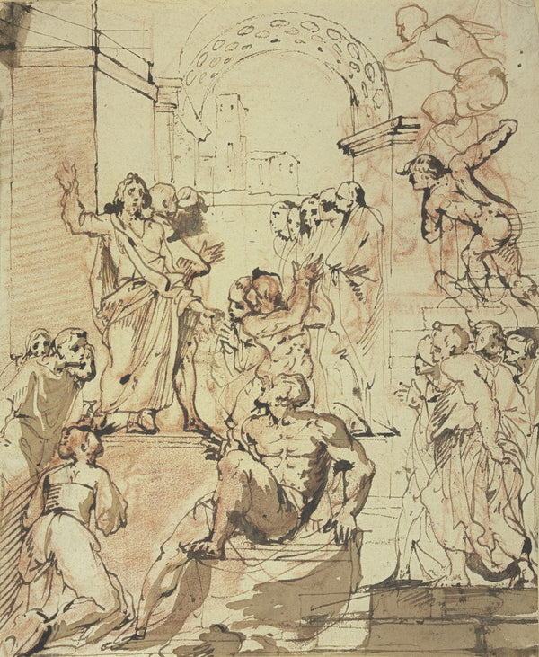 Christ heals a lame man