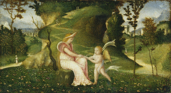 Venus and Cupid in a Landscape c 1505 1515