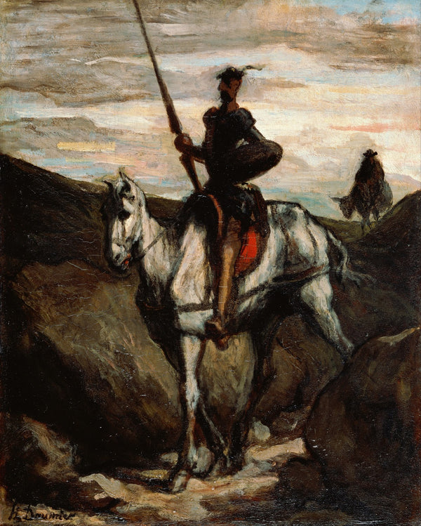 Don Quixote in the Mountains circa 1850