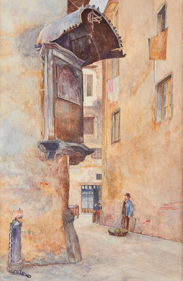 Street in Florence 1880