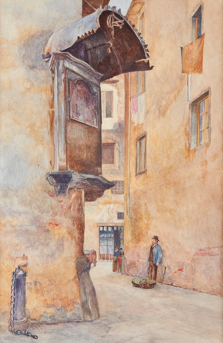 Street in Florence 1880