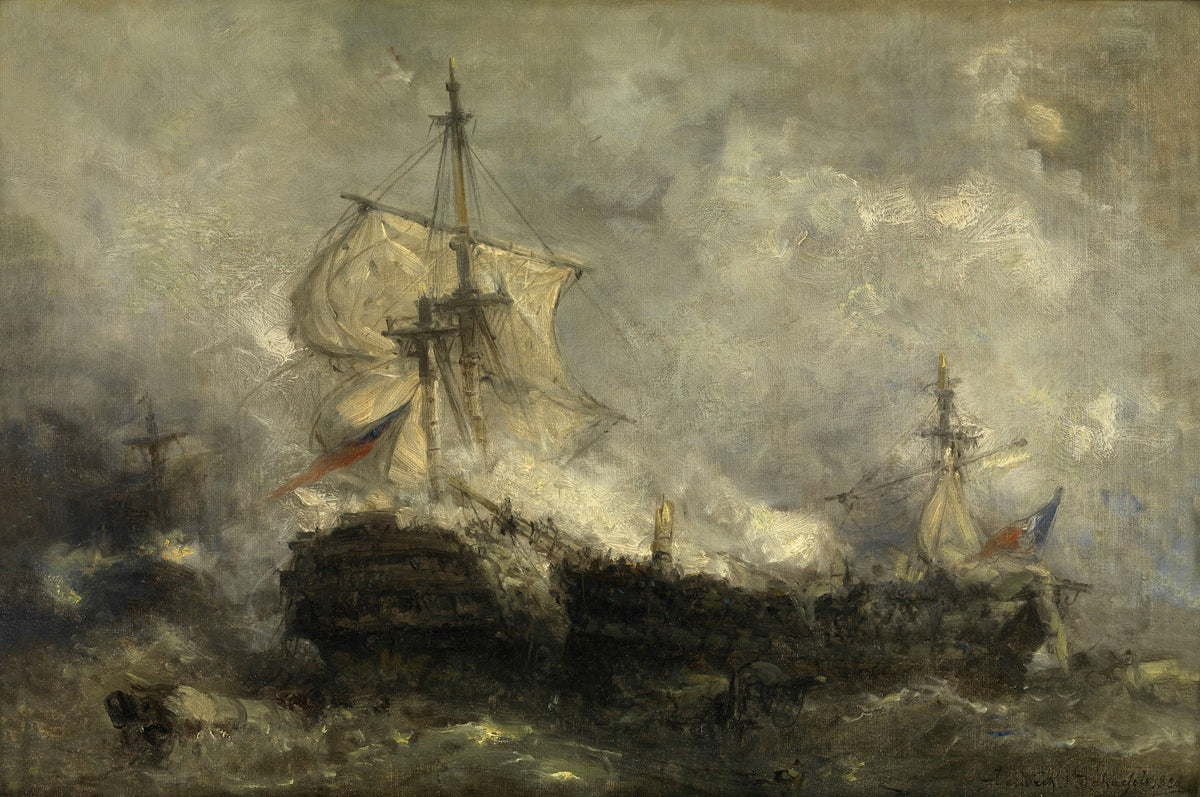 A Naval Battle 1880