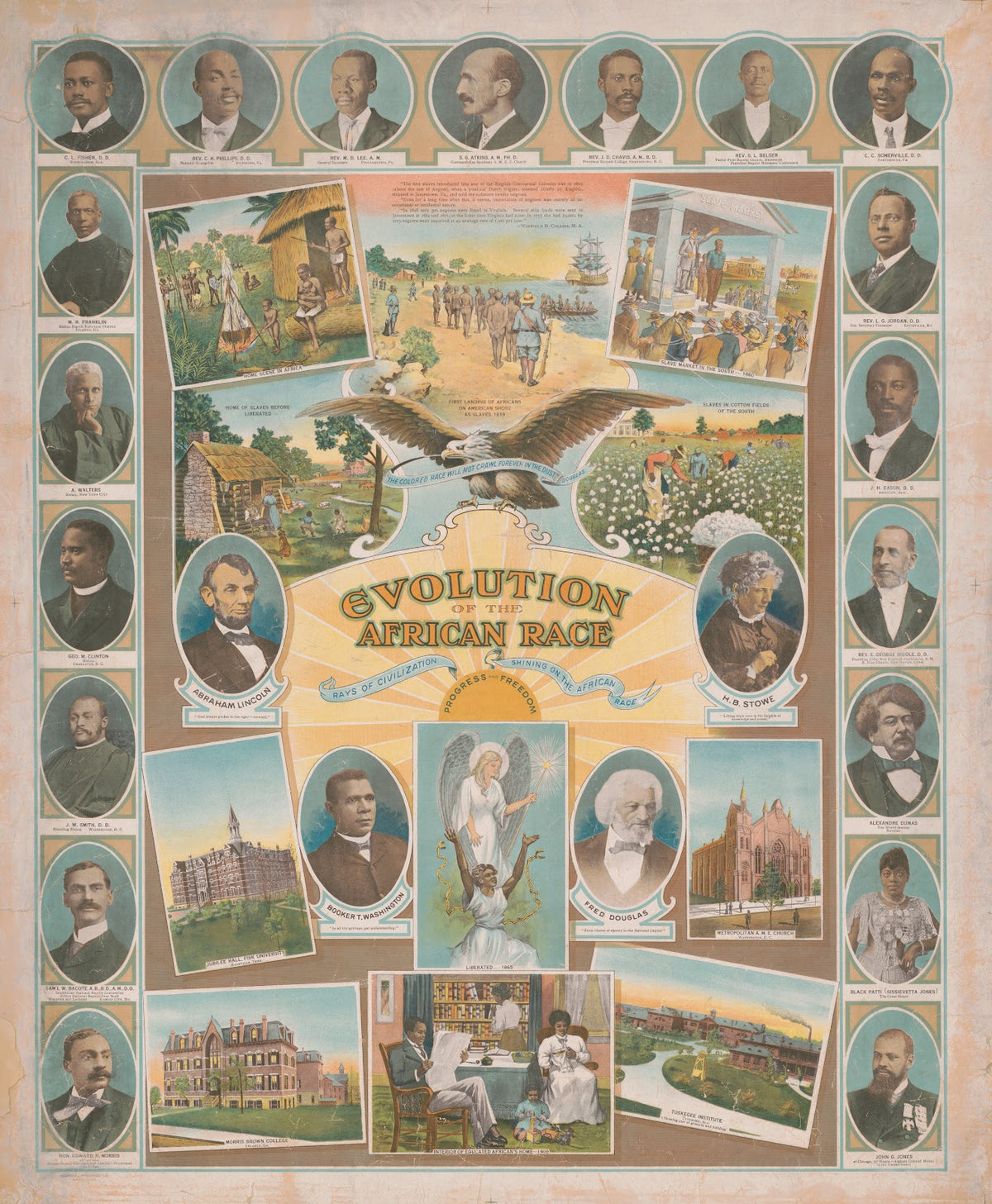 Evolution of the African race 1900