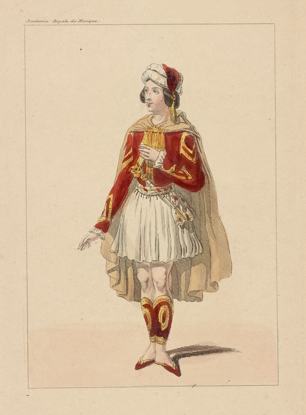 Costume de Petipa rôle dAchmet dans La péri ballet acte II Académie royale de mu
