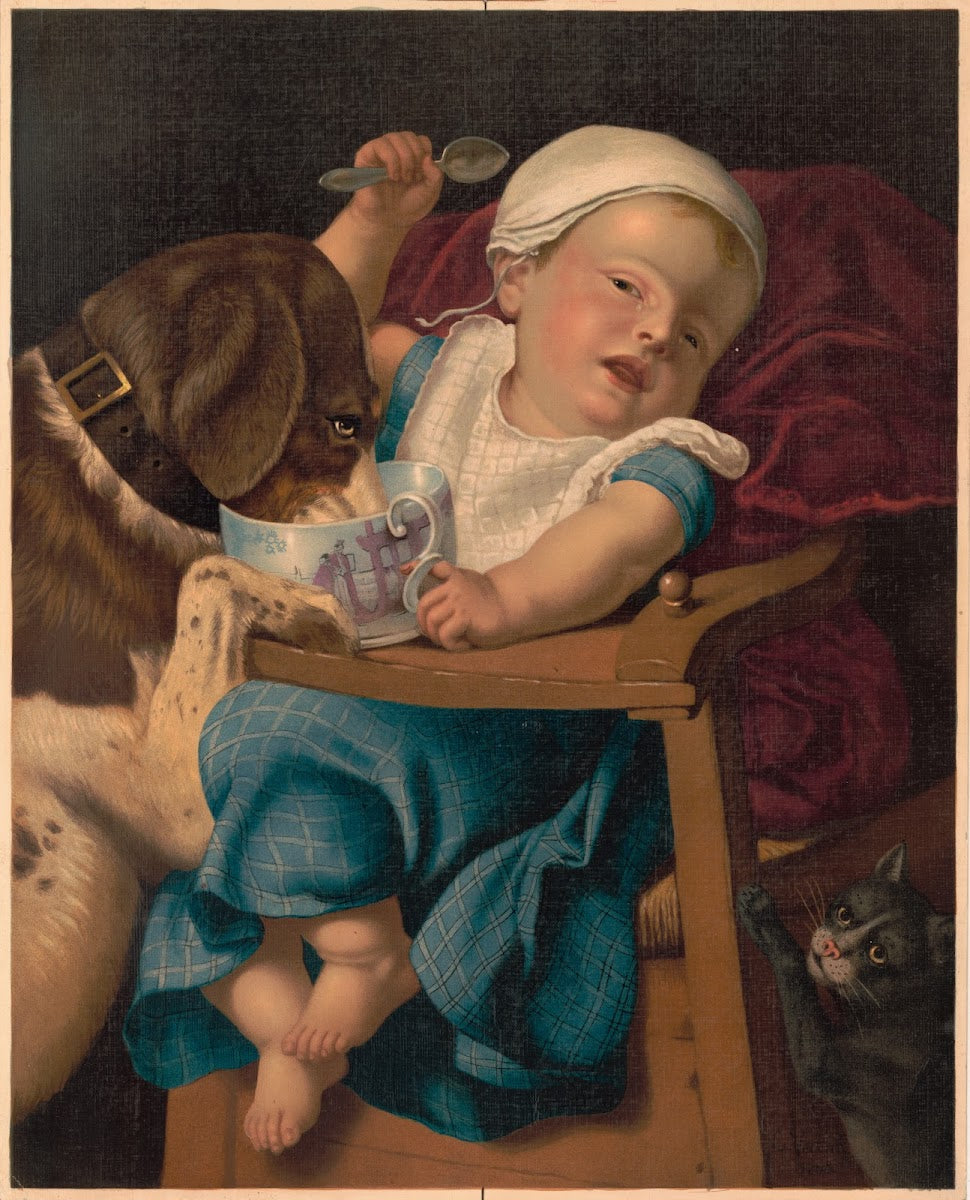 Baby in trouble 1869