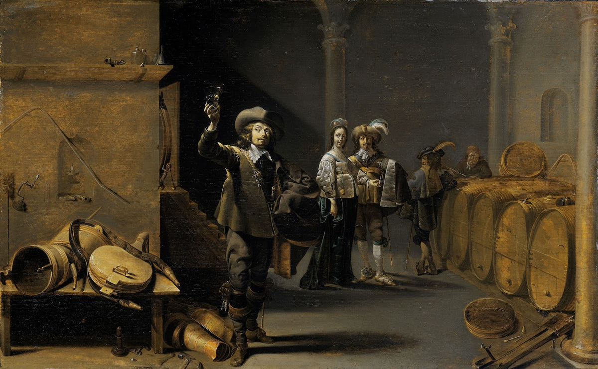The Wine Connoisseurs c 1640 c 1642