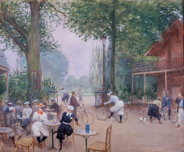 Le Chalet du Cycle au bois de Boulogne 1900
