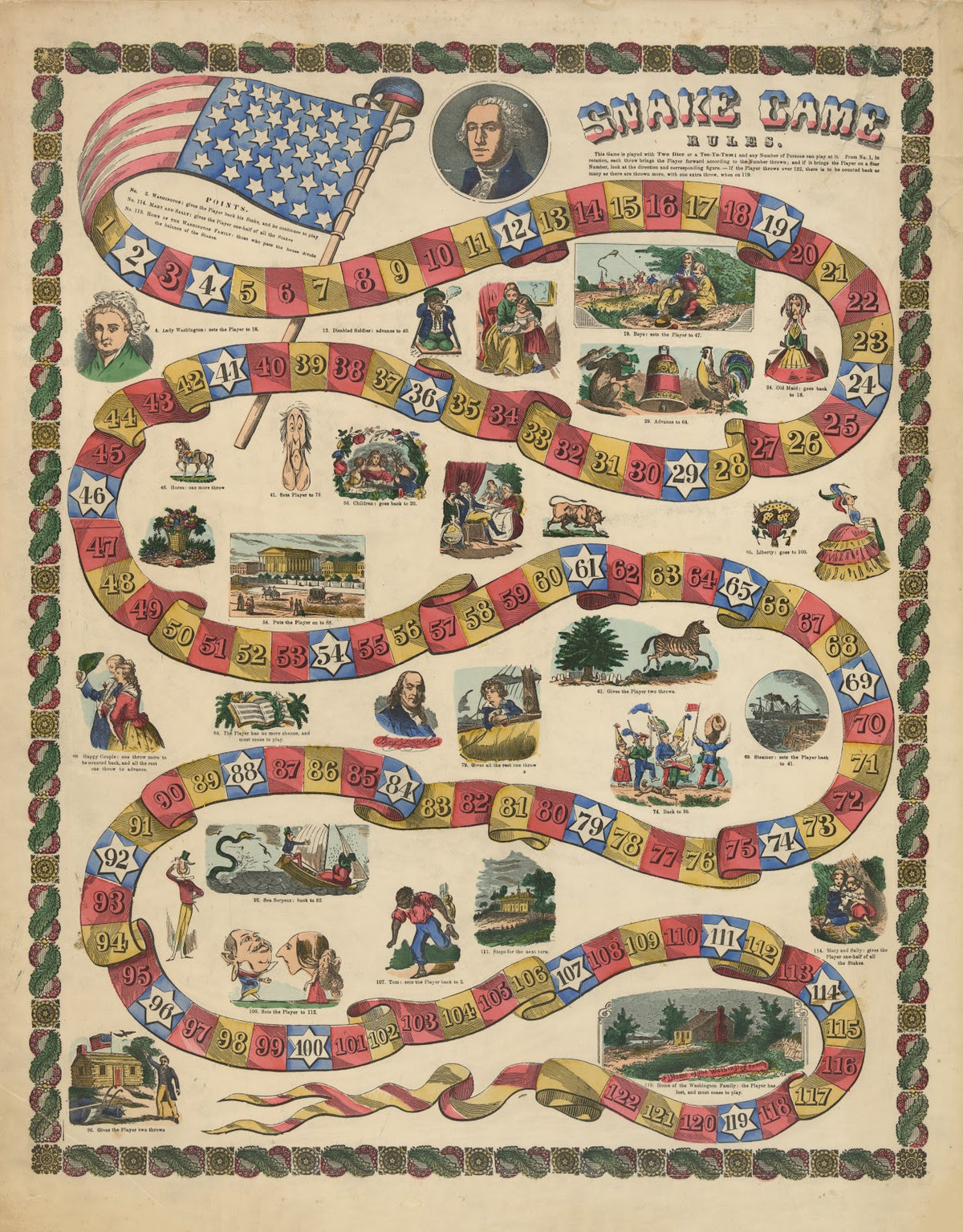 Snake game rules 1840 1860