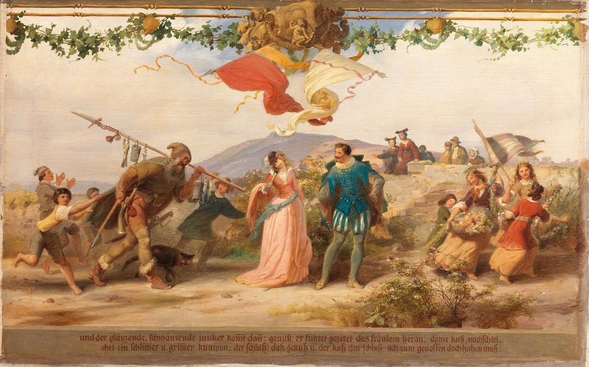 Triumph des Königs Wein 9 Bild after 1850