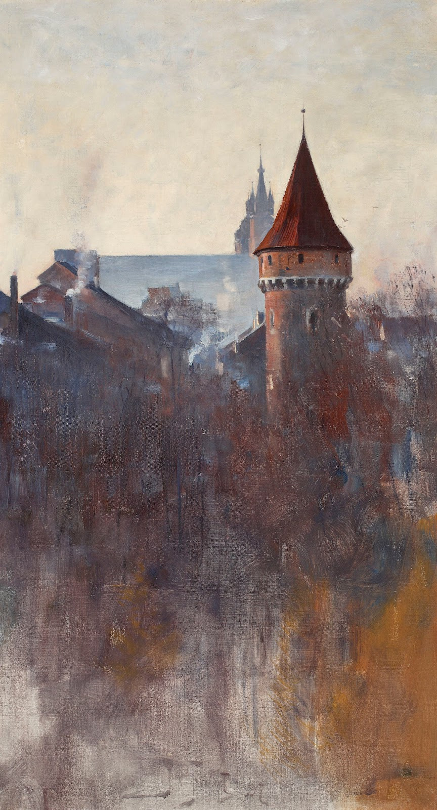 Kraków in the morning 1897