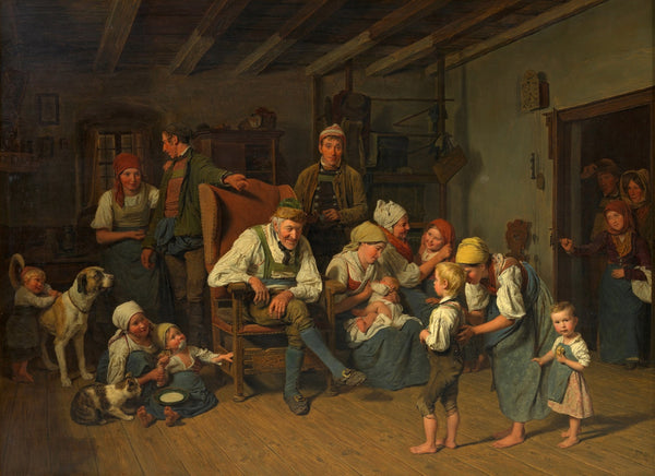Die Gratulation zu Großvaters Geburtstag 1845