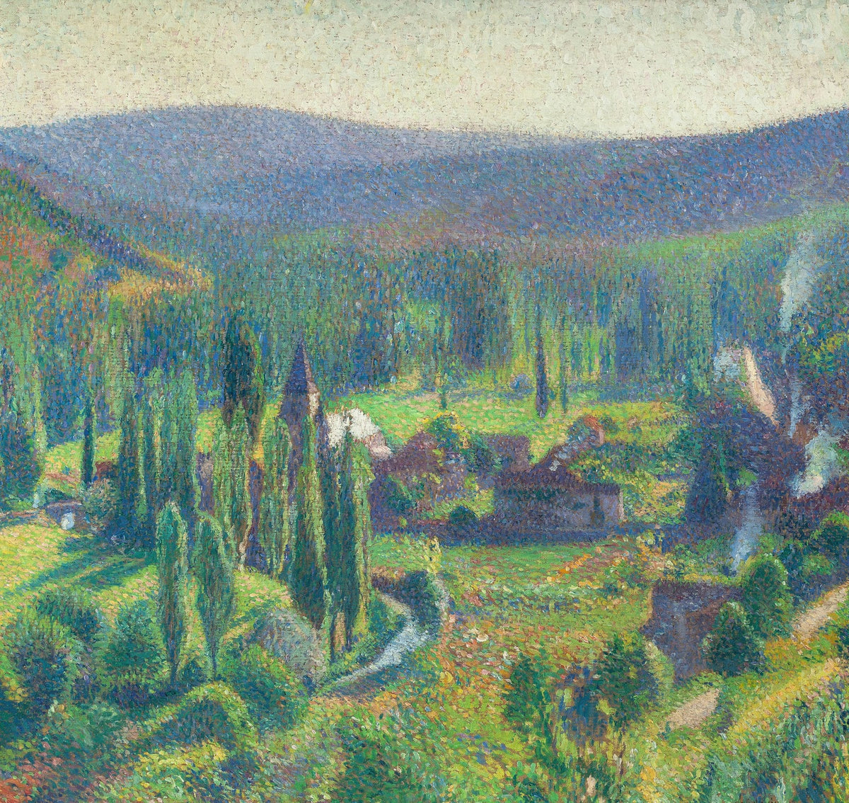 La vallée du vert à Labastide du Vert circa 1920