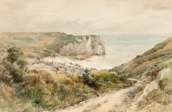 The Cliffs at Etretat 1884