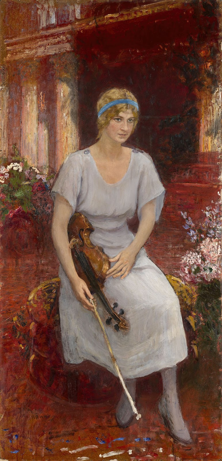 Portrait of the Violinist Cecilia Hansen 1922