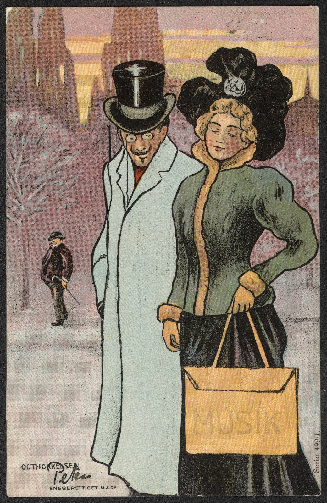 Walking Couple