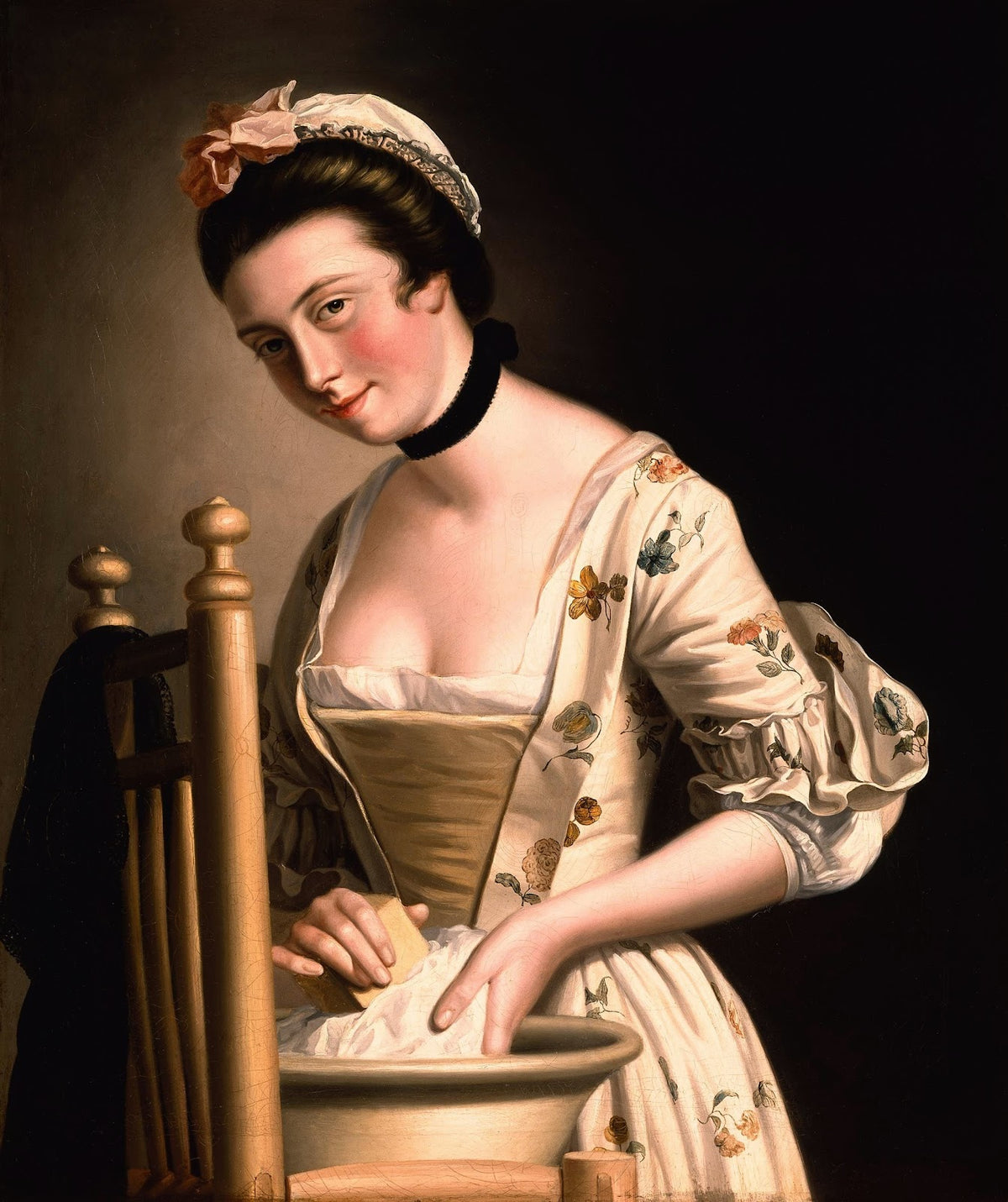 A Woman doing Laundry