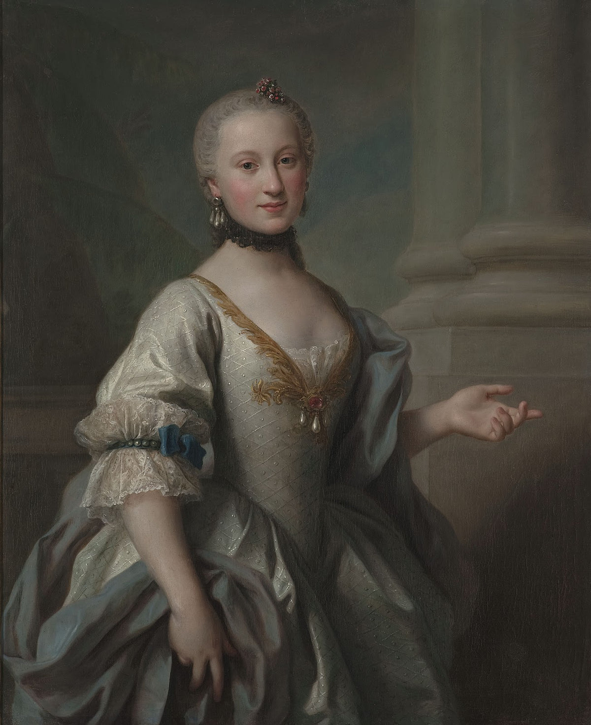 Portrait of Maria Amalia Fryderyka Mniszech née Brühl 17371772
