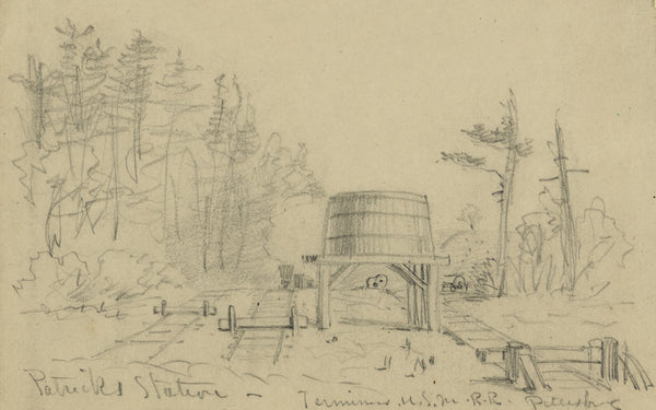 Patricks Station Terminus USMRR Petersburg 1860 1865