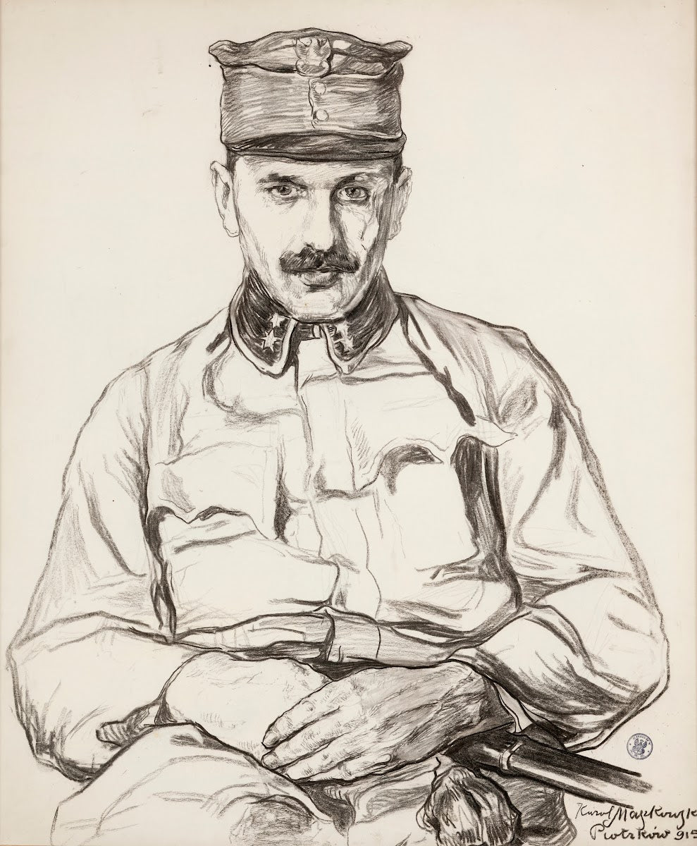 Portret Bolesława Huberta porucznika Legionów Polskich 1915
