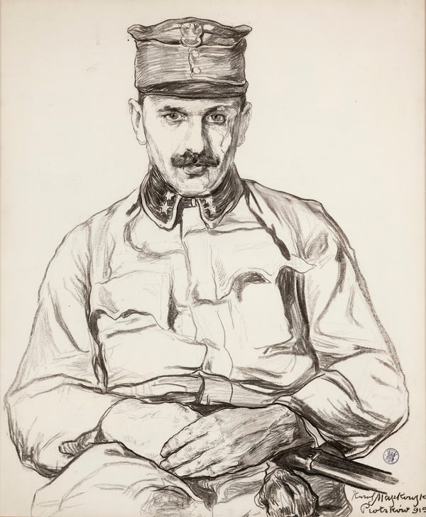 Portret Bolesława Huberta porucznika Legionów Polskich 1915