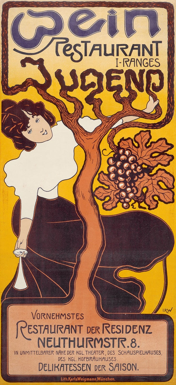 Wine Restaurant Youth Wien Restaurant Jugned 1891