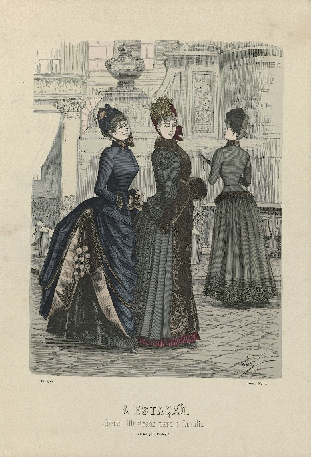 A Estação Jornal illustrado para a familia 1885