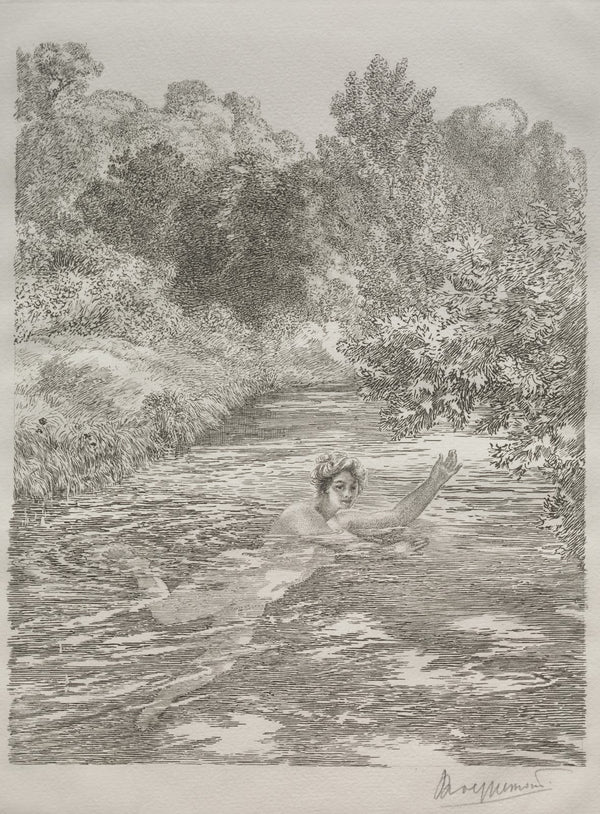 The Bather c 1860 70