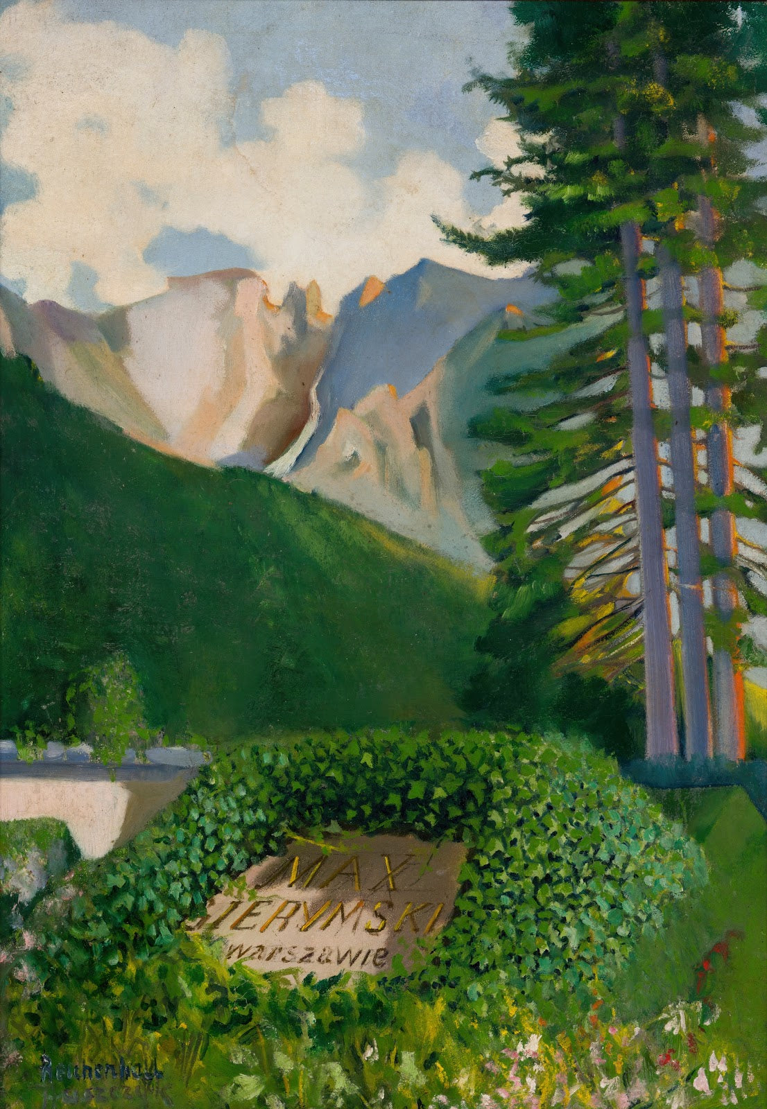 Landscape with Maksymilian Gierymskis Tomb 1923