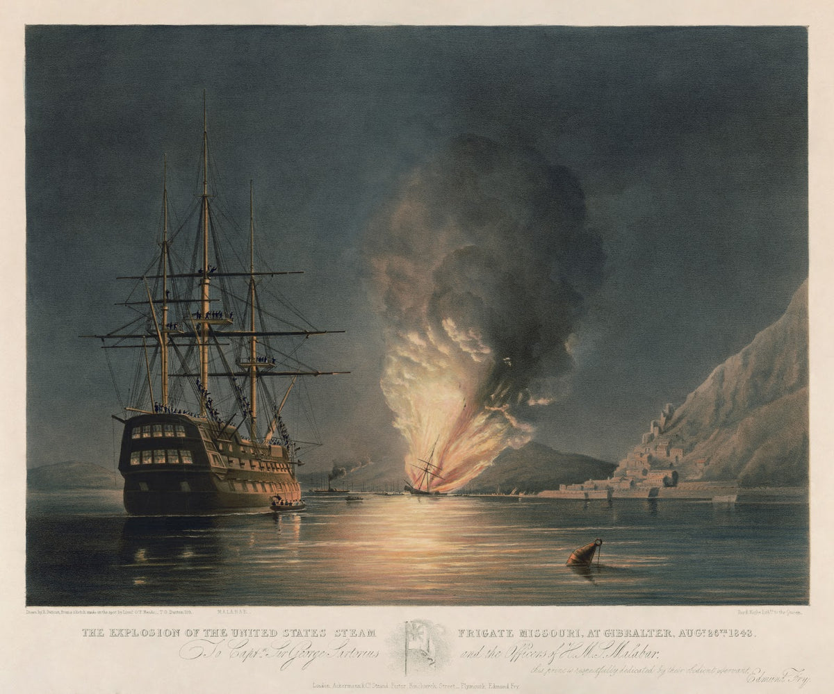 The Explosion of the United States Steam Frigate Missouri between 1843 and 1850
