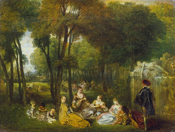 Les Champs Elisées c 1720 1721