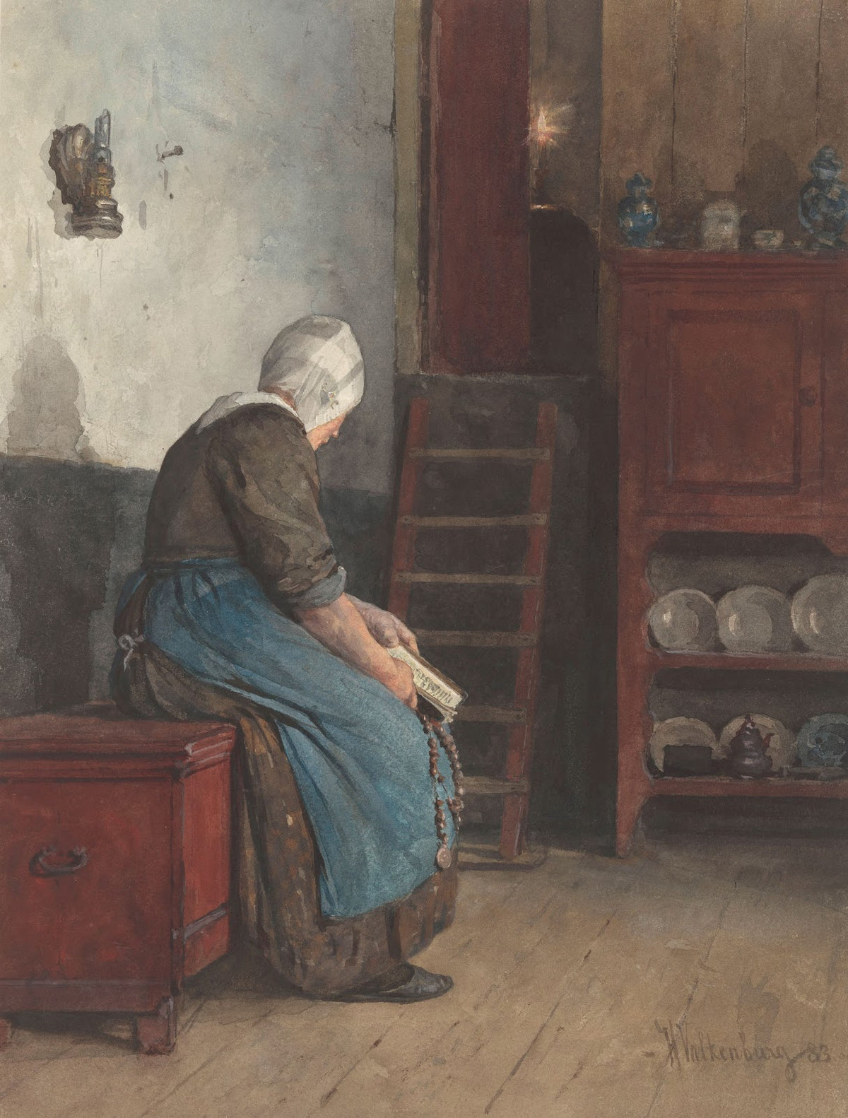 De treurende weduwe 1883