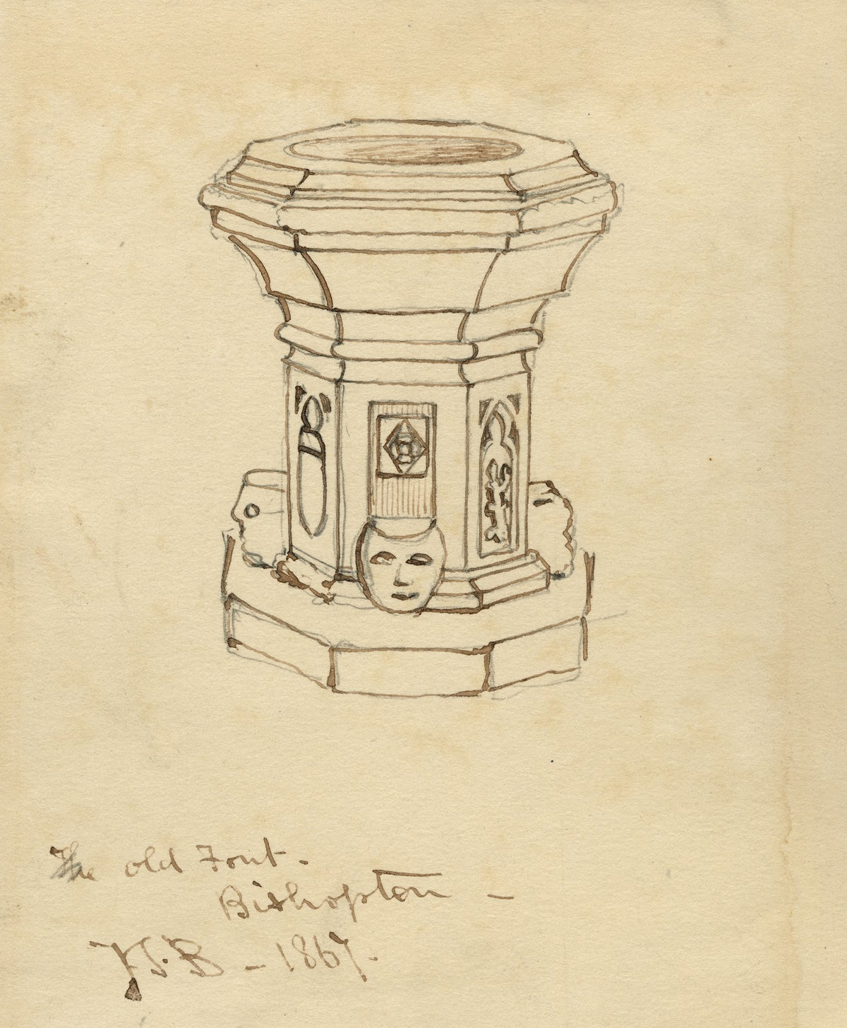 The old font Bishopton
