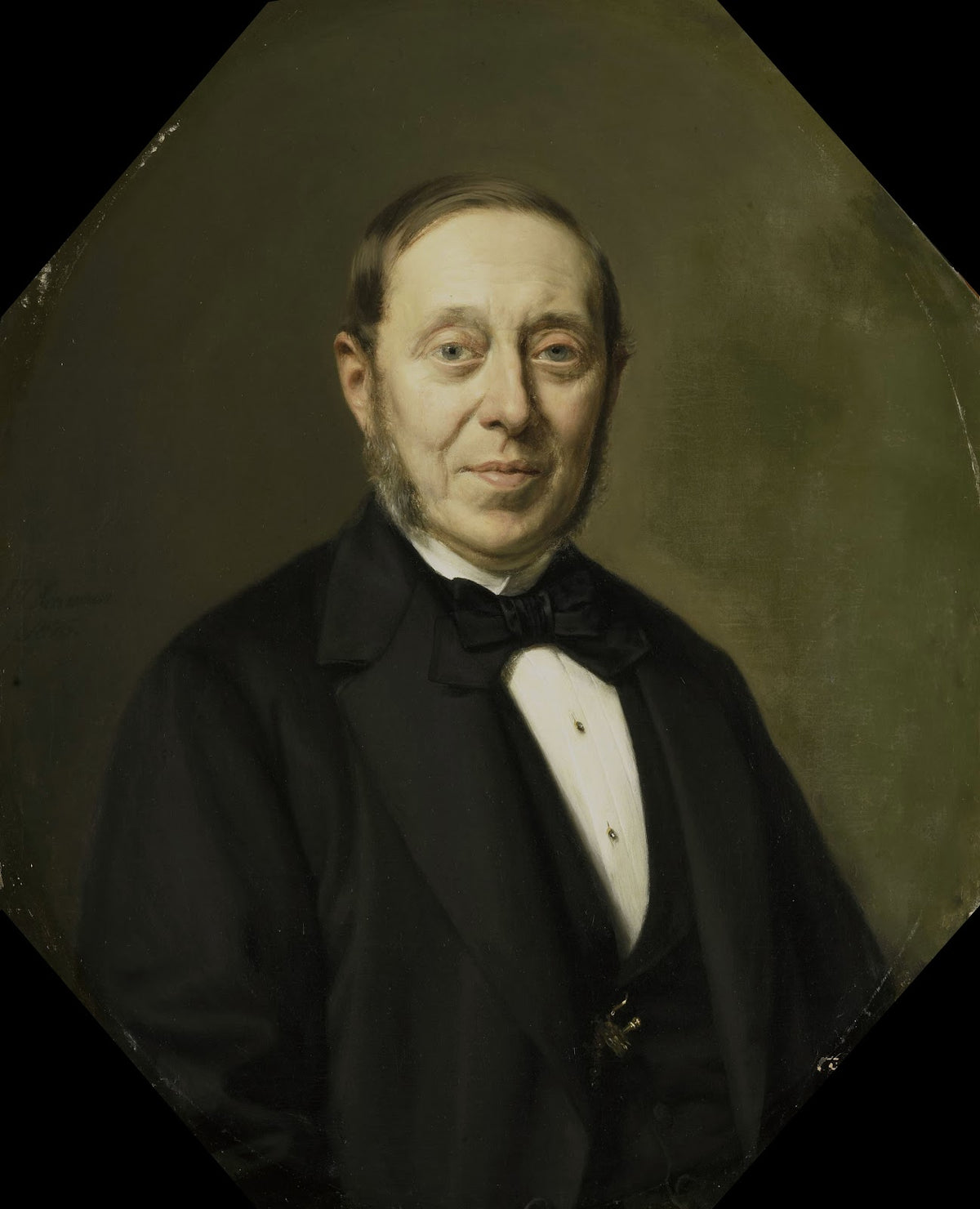 Portrait of Johannes Cornelis van Pappelendam 1810 1884 Artist and Art Dealer Su