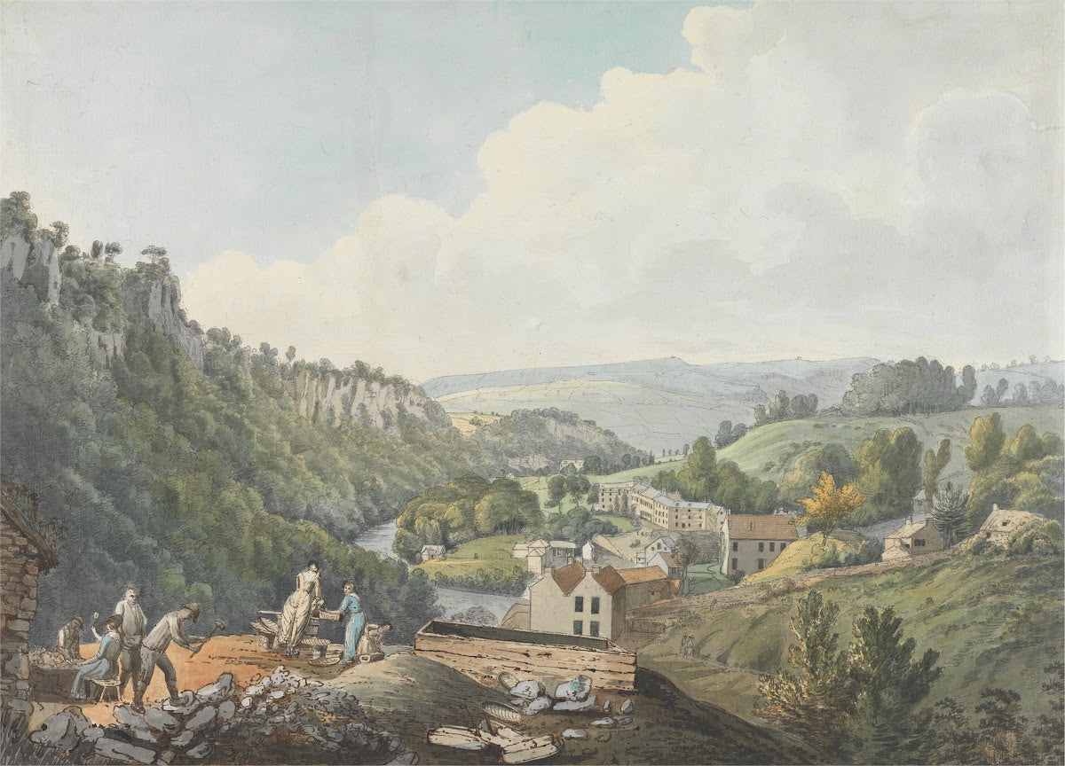 Matlock Baths Derbyshire ca 1789