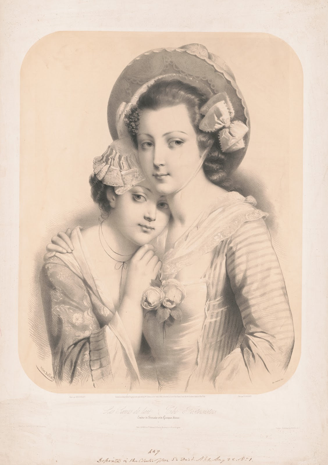The Fostersisters Les Soeurs de lait 1851