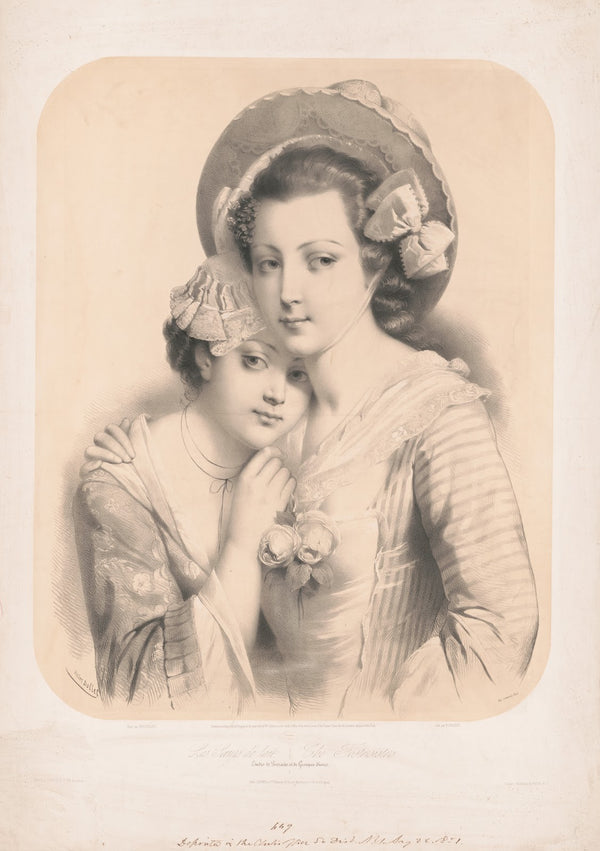 The Fostersisters Les Soeurs de lait 1851