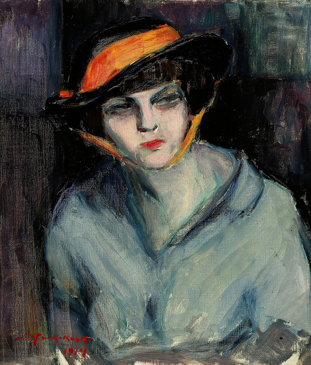 Woman Wearing A Hat 1914