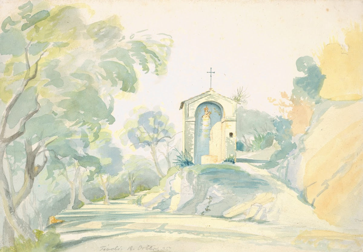 A Roadside Chapel near Tivoli 1835