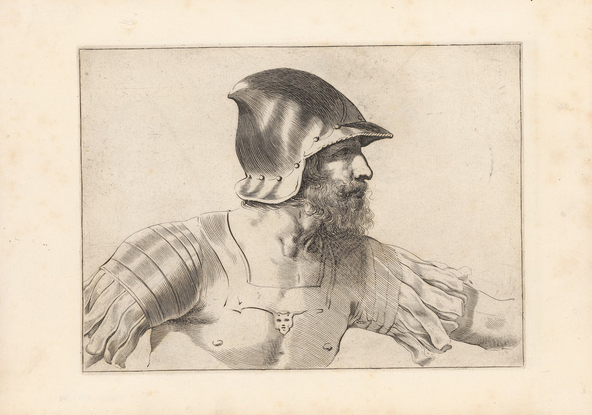 Engravings after Guercinos Libro dei Disegni Pl11 c 1630