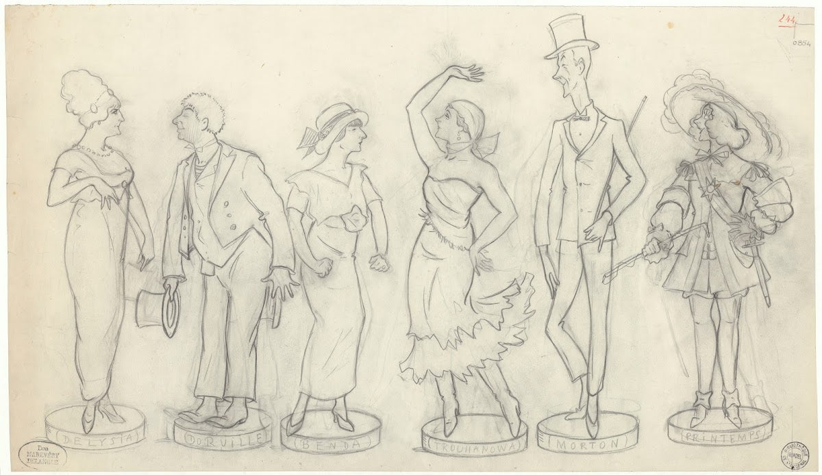 La revue de lOlympia de Hugues Delorme 1913