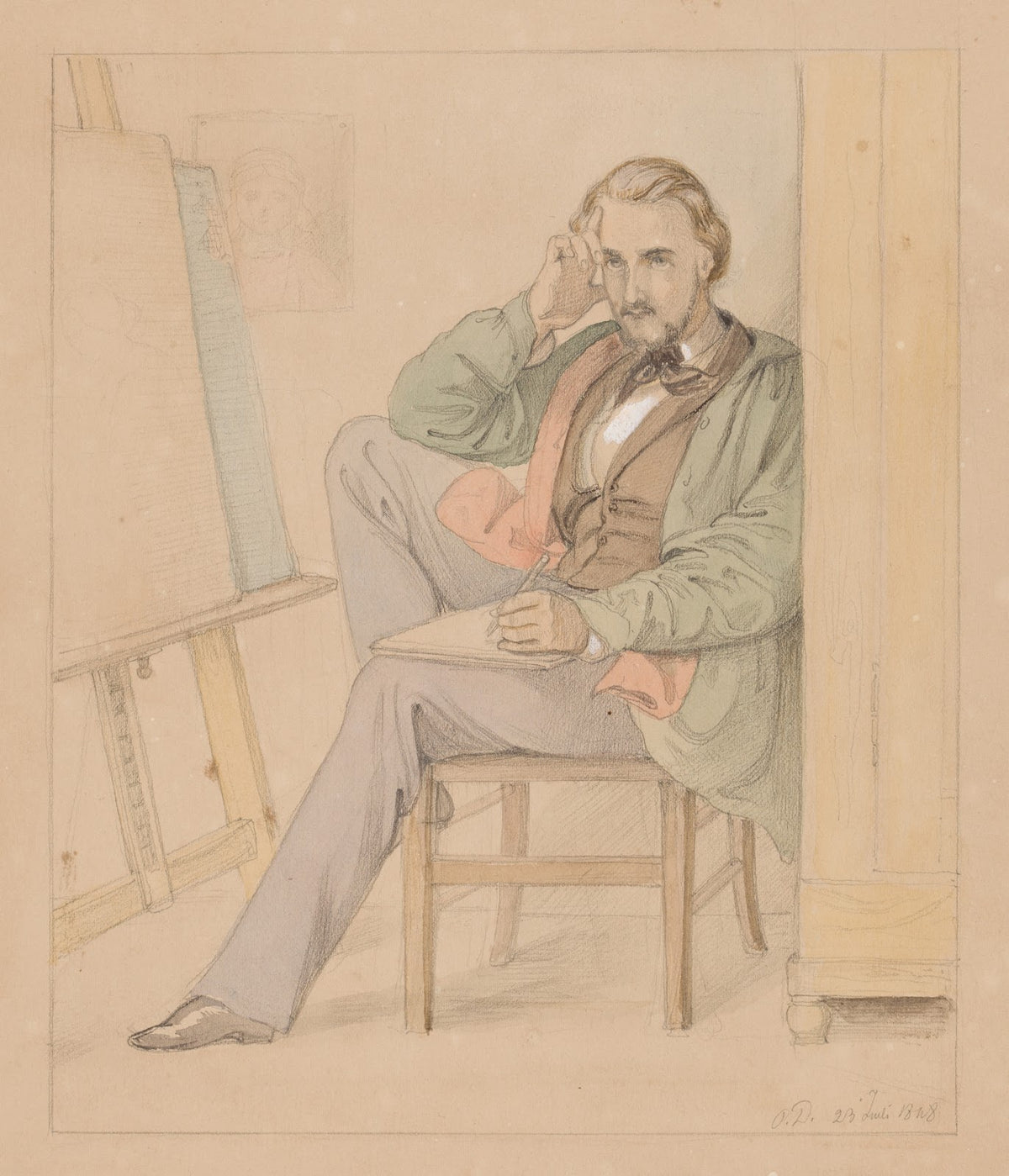 Self portrait 1848